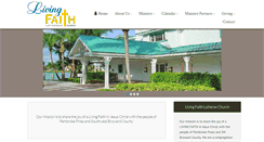 Desktop Screenshot of livingfaithlutheran.org