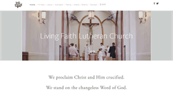 Desktop Screenshot of livingfaithlutheran.com
